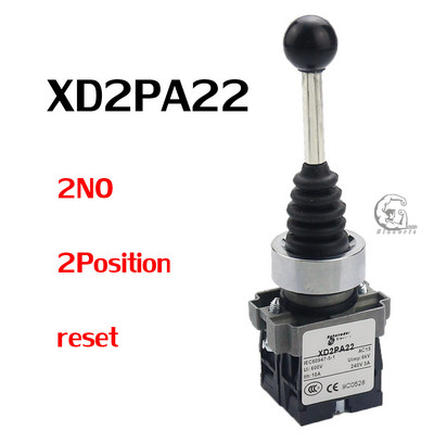 4NO 4 položaja križnog preklopnog prekidača XD2PA14 XD2PA24 upravljačke palice /2NO 2 položaja preklopnog prekidača XD2PA12 XD2PA22