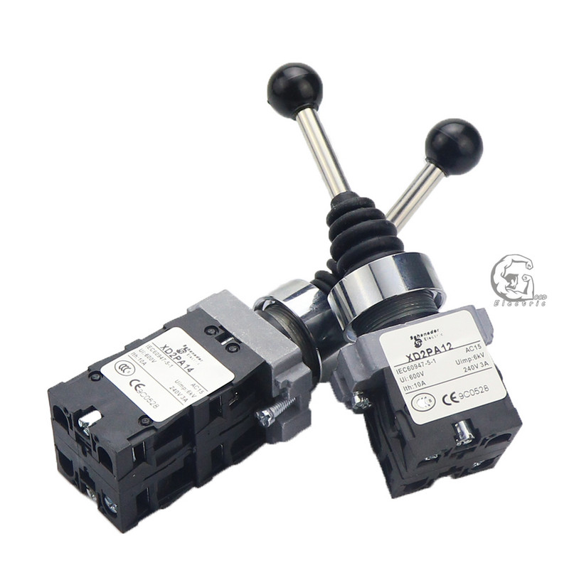 4NO 4 položaja križnog preklopnog prekidača XD2PA14 XD2PA24 upravljačke palice /2NO 2 položaja preklopnog prekidača XD2PA12 XD2PA22