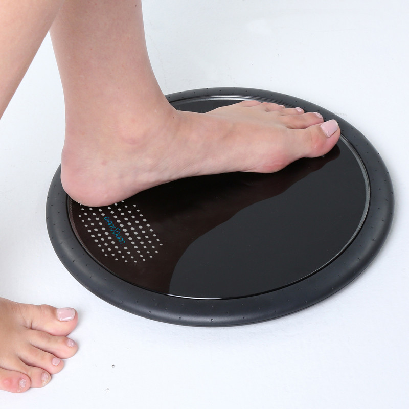 Vruće okrugle podne vage Podna pametna kupaonska težina Mi vaga Digitalna vaga za tijelo Kućanska vaga LCD zaslon s pozadinskim osvjetljenjem 180 kg