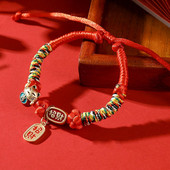 Ukrasna ogrlica za mačke za kućne ljubimce Ručno tkana ogrlica u kineskom stilu Ukrasi za mačke Pribor za mačke Potrepštine za mačiće