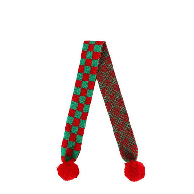 Topli rubac za kućne ljubimce Jednostavan modni pleteni vuneni šal Kreativna karirana odjeća za mačke s pahuljama za pse