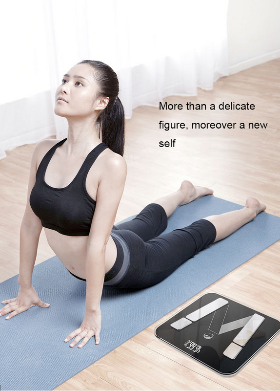 USB elektrooniline nutikas kaal Vannitoa keharasvakaal Bascula Digital Peso Corporal Digital Mi põrandakaalud Bluetooth