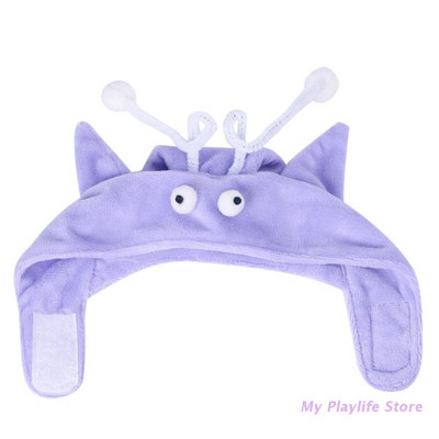 Mājdzīvnieku kostīms jauks multfilmas Monster Bee formas plīša cepure ballītes Cosplay kleitas aksesuāri kaķiem un maza izmēra suņiem