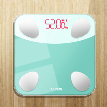 Ζυγαριά μίνι Ηλεκτρονική Ζυγαριά δαπέδου Σώμα Ανθρώπινο Μπάνιο Ζυγαριά βάρους σώματος Ψηφιακή smart weegschaal ios 9.0 Android 4.4 Μπλε ροζ