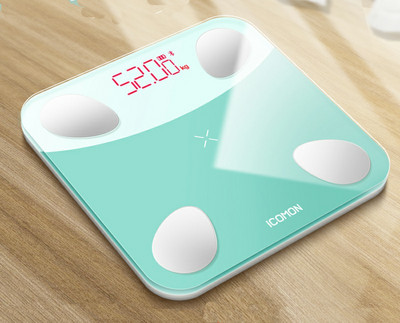 Vruće mini elektroničke podne vage Vaga za tjelesnu težinu Ljudska kupaonica Digitalna pametna podna vaga ios 9.0 Android 4.4 Plava Ružičasta