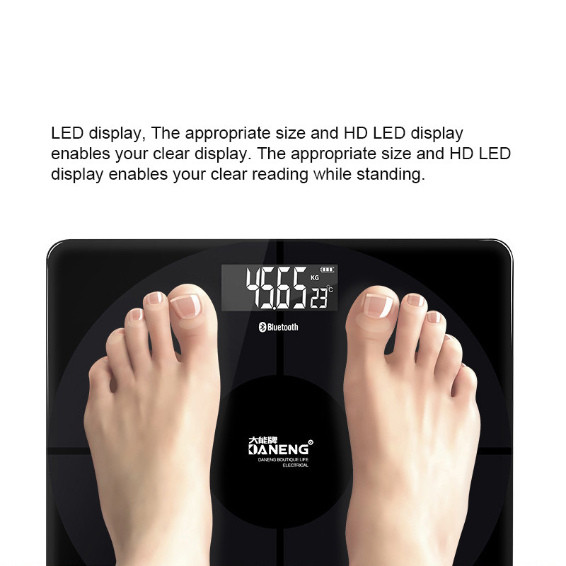 Karstie elektroniskie grīdas svari Vannas istabas ķermeņa svara svari Mājsaimniecības viedie cilvēka digitālie ķermeņa svari grīdas mājas svari