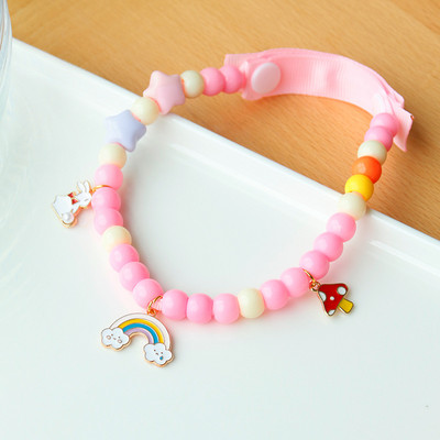 Hong Kong Storm Rich Ogrlica za slatke ljubimce Pribor za kućne ljubimce Teddy Bichon Corgi Cat Slatka ogrlica Ručno izrađene perle Božićni ukrasi