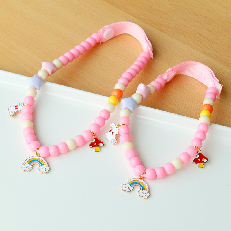 Hong Kong Storm Rich Ogrlica za slatke ljubimce Pribor za kućne ljubimce Teddy Bichon Corgi Cat Slatka ogrlica Ručno izrađene perle Božićni ukrasi