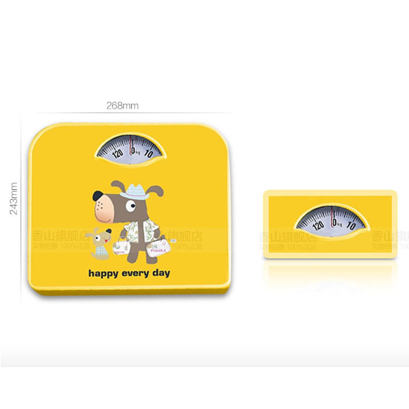 Vruća vrhunska dječja mehanička vaga za utege Kućne vage Podna hladno valjana čelična vaga bez baterije Opružna vaga Dječja vaga