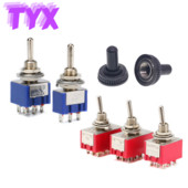 5kom Preklopni prekidač Preklopni prekidač MTS-102-103-202-403-223 Preklopni prekidač Trenutačno samoresetiranje Samozaključavanje 120VAC 6A