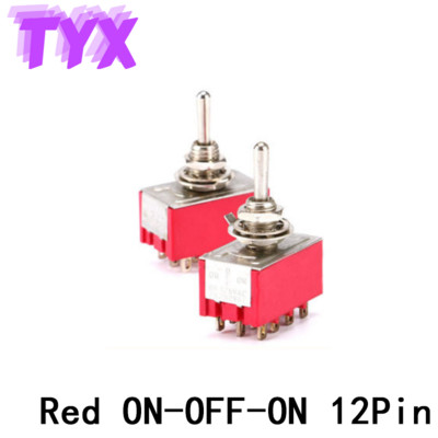 5kom Preklopni prekidač Preklopni prekidač MTS-102-103-202-403-223 Preklopni prekidač Trenutačno samoresetiranje Samozaključavanje 120VAC 6A