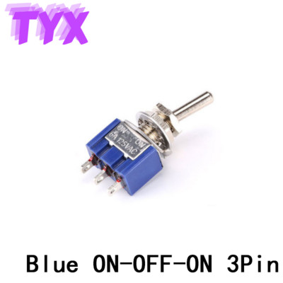 5kom Preklopni prekidač Preklopni prekidač MTS-102-103-202-403-223 Preklopni prekidač Trenutačno samoresetiranje Samozaključavanje 120VAC 6A