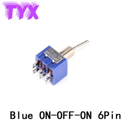 5kom Preklopni prekidač Preklopni prekidač MTS-102-103-202-403-223 Preklopni prekidač Trenutačno samoresetiranje Samozaključavanje 120VAC 6A