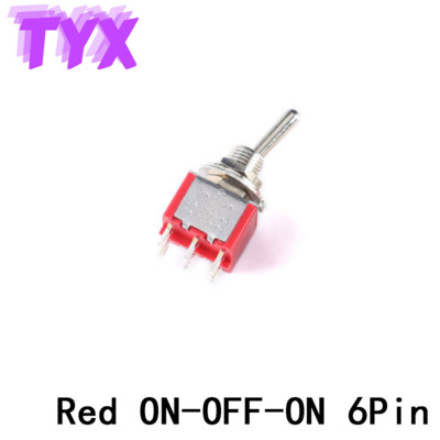 5kom Preklopni prekidač Preklopni prekidač MTS-102-103-202-403-223 Preklopni prekidač Trenutačno samoresetiranje Samozaključavanje 120VAC 6A