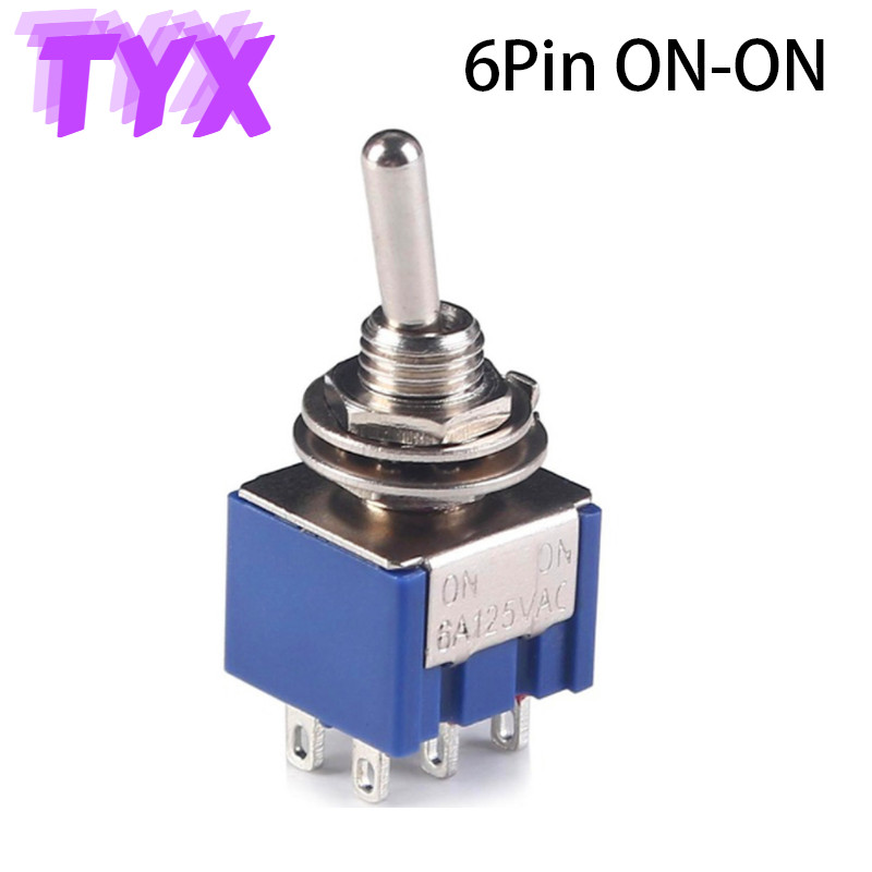 5kom Preklopni prekidač Preklopni prekidač MTS-102-103-202-403-223 Preklopni prekidač Trenutačno samoresetiranje Samozaključavanje 120VAC 6A