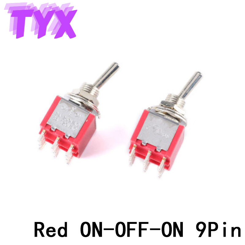 5kom Preklopni prekidač Preklopni prekidač MTS-102-103-202-403-223 Preklopni prekidač Trenutačno samoresetiranje Samozaključavanje 120VAC 6A