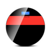 Nove okrugle digitalne podne vage Kućna pametna vaga Elektronička kupaonska vaga Vaga za težinu ljudskog tijela Prikaz temperature baterije