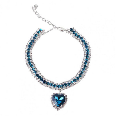 Ogrlica za kućne ljubimce Nakit za kućne ljubimce otporan na blijeđenje Ogrlica sa svjetlucavim kamenčićima Ogrlica za kućne ljubimce