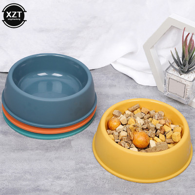 1pcs Pet Single Bowl PP Multi-Purpose Puppy Drinker Feeder Cat&Dog Food Bowls Lightweight Non-slip Feeding Dish Pets Accessories