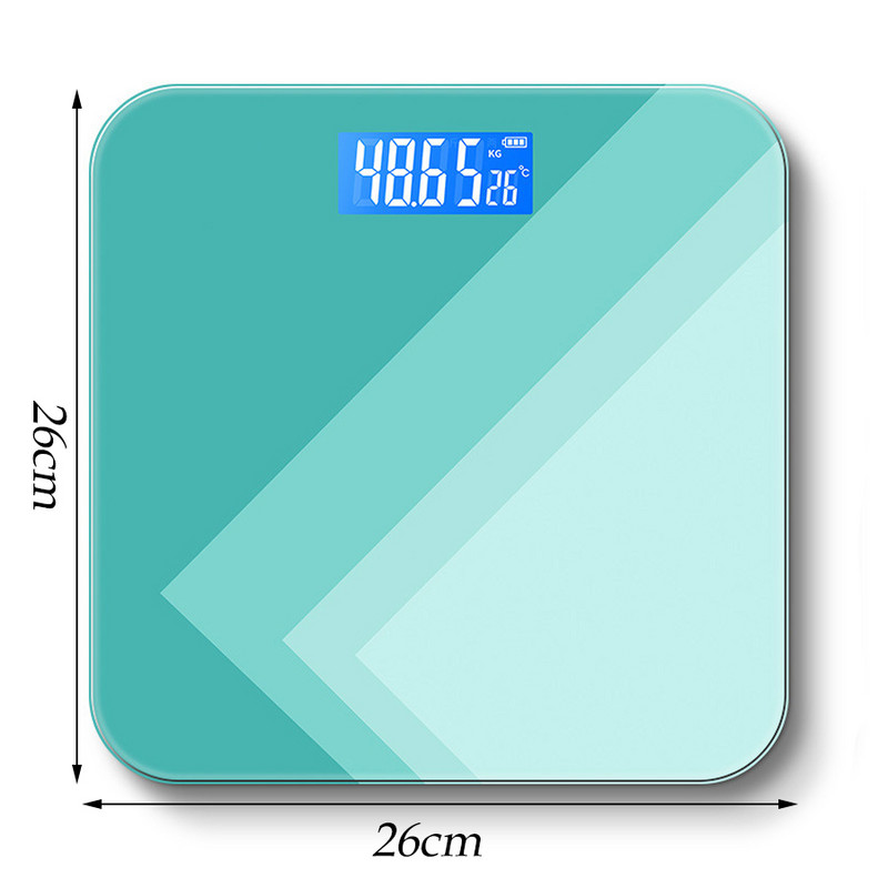 Vruća rasprodaja, elektronske podne vage, luksuzna kućanska vaga za vagu, digitalna tjelesna kupaonska vaga, LCD precizna vaga za ljudsku težinu, poklon