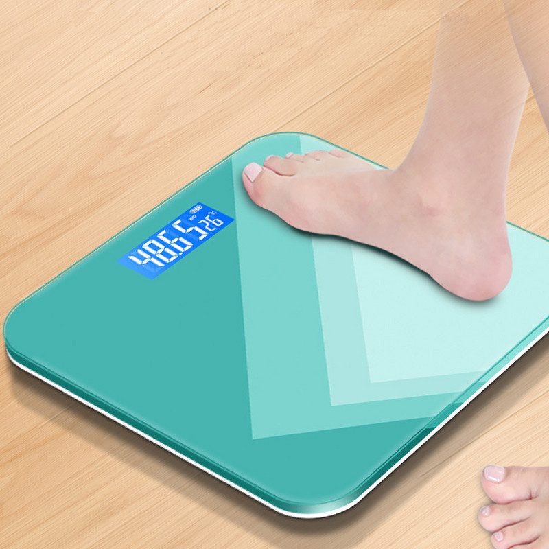 Vruća rasprodaja, elektronske podne vage, luksuzna kućanska vaga za vagu, digitalna tjelesna kupaonska vaga, LCD precizna vaga za ljudsku težinu, poklon