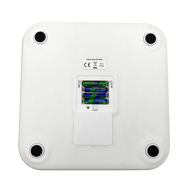 Luksuzna Bluetooth BMI vaga za vaganje tjelesne masnoće Podna elektronička kupaonska vaga za vaganje za tijelo Smart Balance Fat Body Analyzer