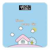 Multikas nutikas digitaalne kehakaal Vannitoa minielektroonilised põrandakaalud Kere Kodu Tasakaal Värvid Lapsele Kingitus