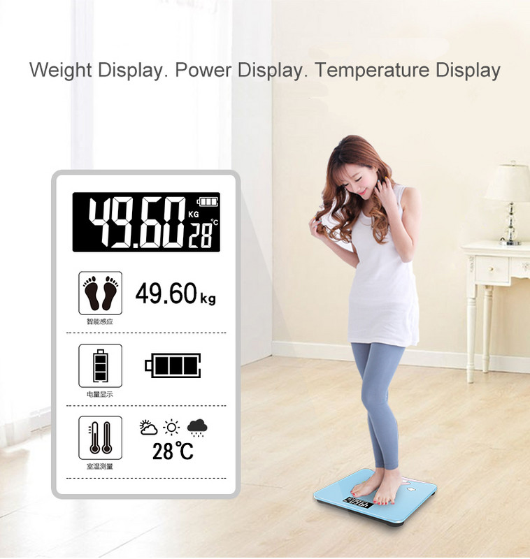 Multikas nutikas digitaalne kehakaal Vannitoa minielektroonilised põrandakaalud Kere Kodu Tasakaal Värvid Lapsele Kingitus
