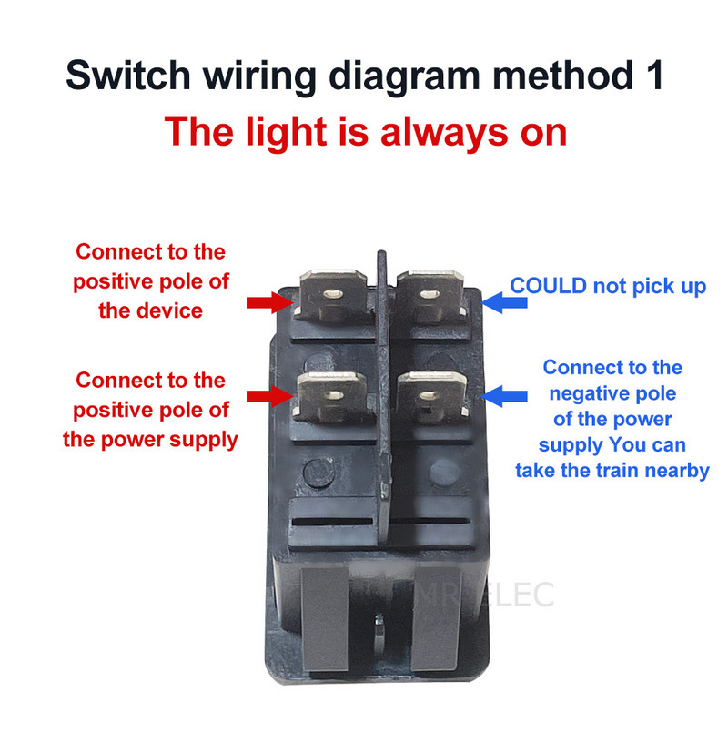 KCD4 svirslēdzis IESLĒGTS-IZSLĒGTS 2 pozīcija 4 kontaktu LED 12V 35A automobiļu uzstādīšanas miglas lukturu slēdzis ar gaismas svirslēdzi