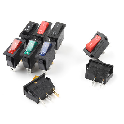 5τμχ KCD3 Rocker Switch ON-OFF 2/3 Pin Ηλεκτρικός εξοπλισμός With Light Power Switch 10A 250V AC 15A 125V AC