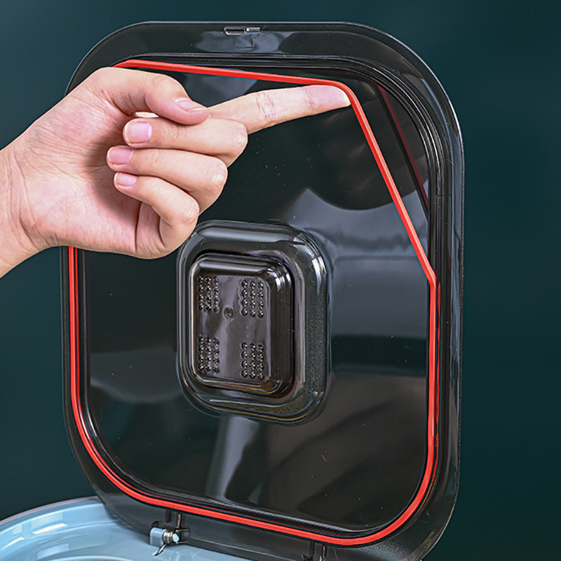 Sklopivi spremnici za pohranu hrane za kućne ljubimce, hermetički zatvoreni spremnici za pse, mačke, zatvorena kanta za pohranu suhe hrane, pribor za kućne ljubimce