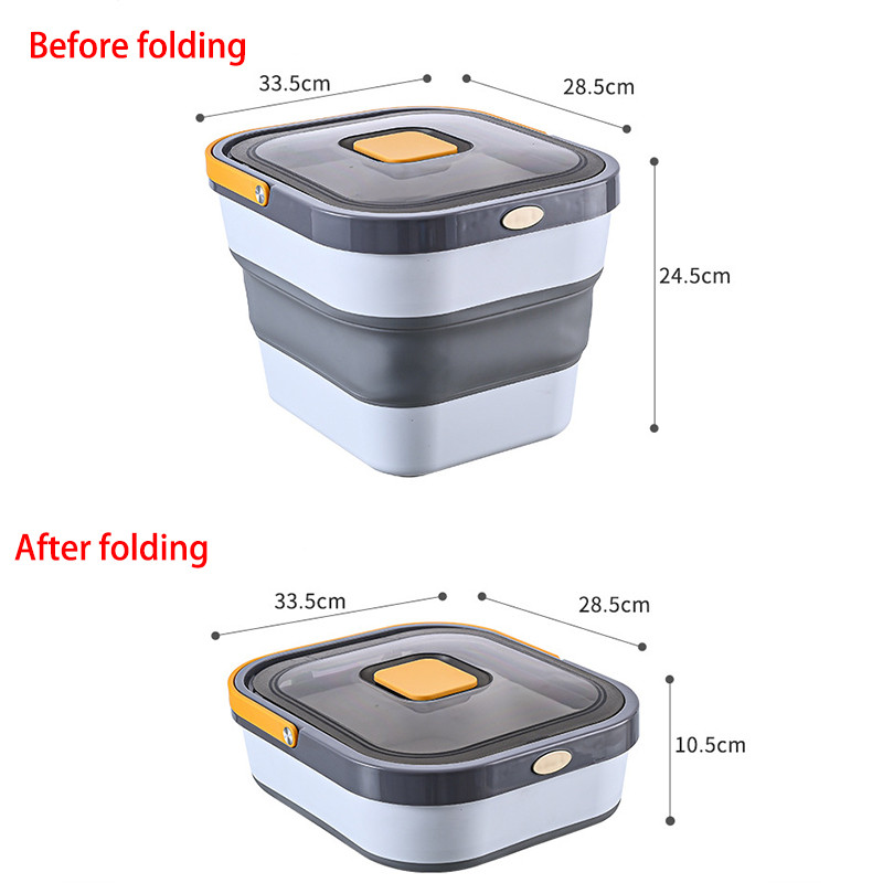 Sklopivi spremnici za pohranu hrane za kućne ljubimce, hermetički zatvoreni spremnici za pse, mačke, zatvorena kanta za pohranu suhe hrane, pribor za kućne ljubimce