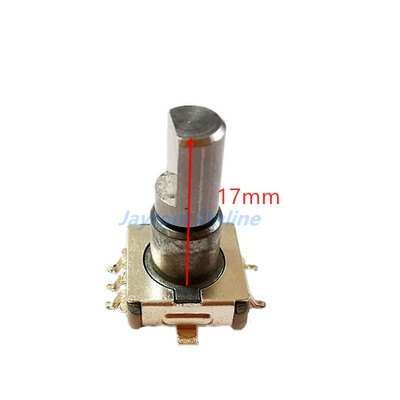 5 tk Rotary Encoder koodlüliti EC11 30 asend koos nupuga lülitiga SMD 5 kontaktiga käepideme pikkus 12,5 mm 17 mm poolvõll