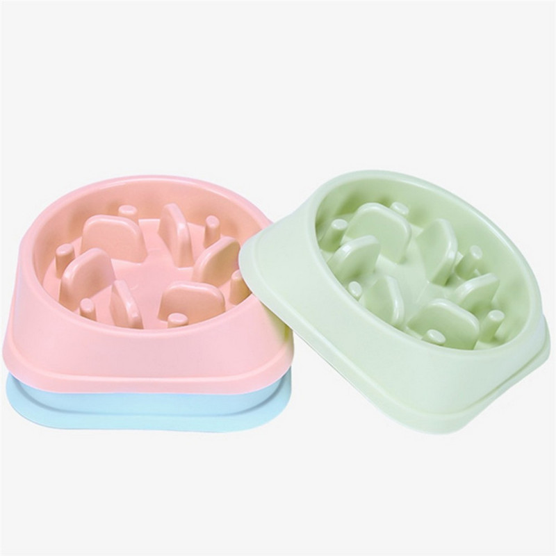 Jeftini kućni ljubimci, posuda za pse, koja sporo jede, hranilica, posuda za hranu za pse, plastična posuda za pse, hrana za pse, hrana za mačke, hranilice za kućne ljubimce, neklizajuće, zdjelice za hranjenje, protiv gutanja