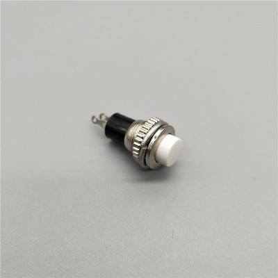 6Pcs 10mm DS-316 Samoresetirajući prekidač s gumbom Trenutni 1A/125VAC 2PIN 6 boja