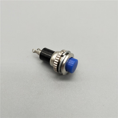 6Pcs 10mm DS-316 Samoresetirajući prekidač s gumbom Trenutni 1A/125VAC 2PIN 6 boja