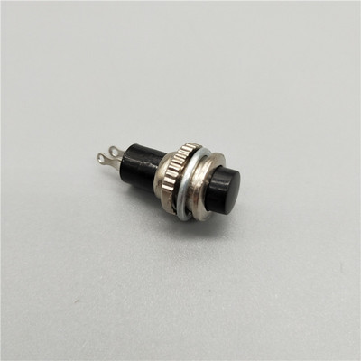 6Pcs 10mm DS-316 Samoresetirajući prekidač s gumbom Trenutni 1A/125VAC 2PIN 6 boja
