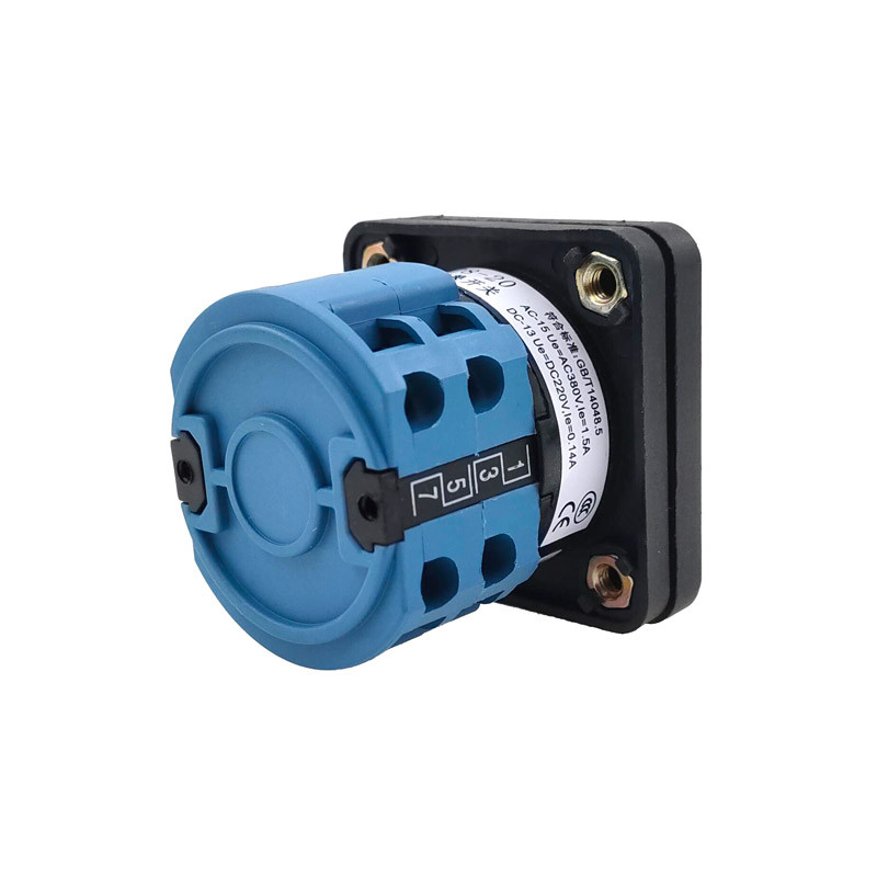 Električni 2/3/4 položaj 8 priključaka Rotacijski bregasti prekidač 500V 20A LW28-20