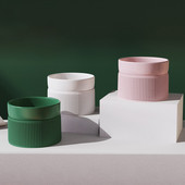 Kassi keraamiline toiduveekauss alusega Väikesed koerad Kõrgendatud Joomine Söötmiskausid Lemmikloomade ümberminekuvastased söötjad