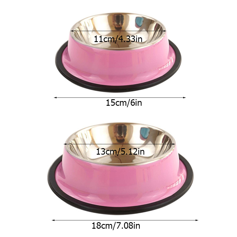 Posude za kućne ljubimce Pribor za hranjenje Posude za pse Hranilica za posude Posude za vodu za kućne ljubimce Pribor za hranjenje kućnih ljubimaca Šarene zdjelice za kućne ljubimce Hranjenje mačaka