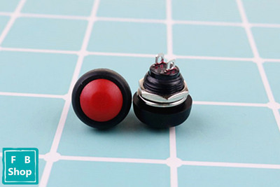 1/6 KOM, mini okrugli prekidač s gumbom, PBS-33A sa samozaključavanjem/33B sa samoresetiranjem, 2 pina, 12 mm, 3 A 250 VAC/1 A 125 VAC, električna oprema