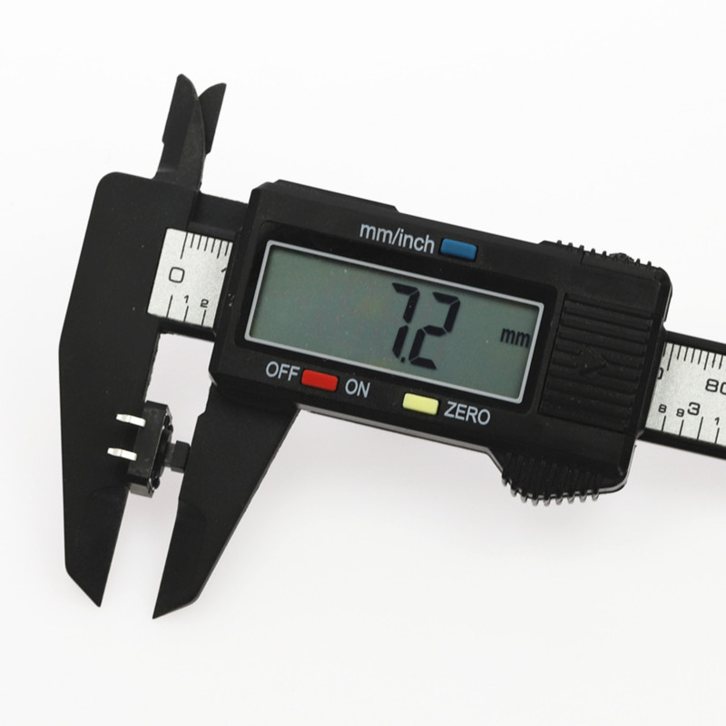 100Gb 12x12x7,3 mm taustes slēdži Dzeltens kvadrāts Spiedpogas Tact Switch 12*12*7,3 mm Mikro slēdzis