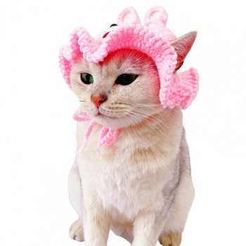 Декоративна свръхлека шапка за котка за домашни любимци с дупки за уши Стоки за домашни любимци
