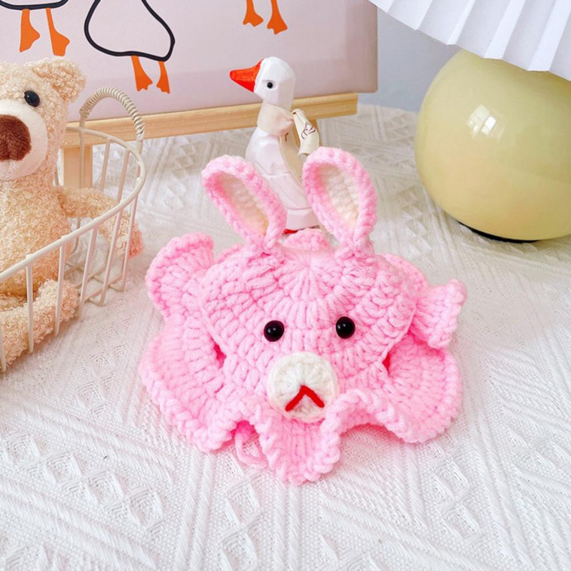 Dekoratīva, īpaši viegla mājas kaķu cepure ar ausu atverēm, mājdzīvnieku piederumi