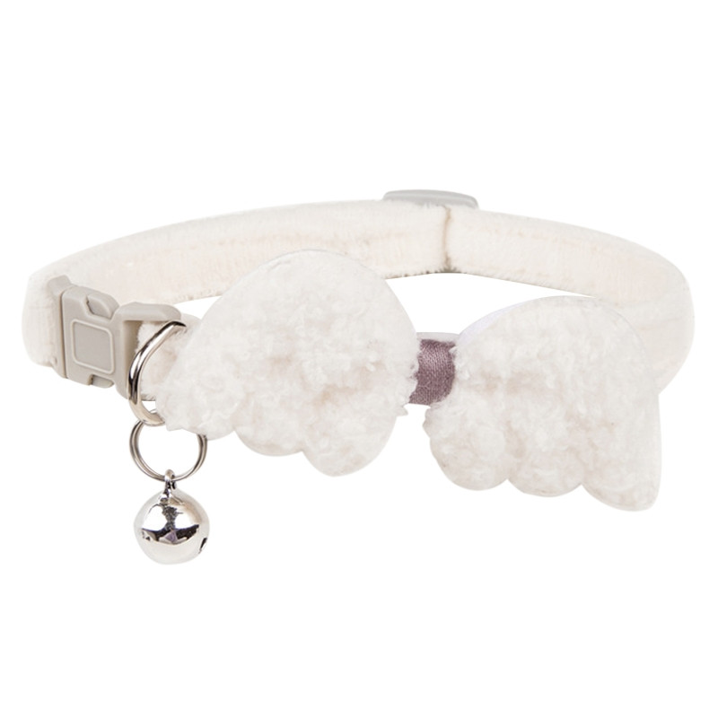 Suņu kakla siksnas kucēnu regulējamas kaklasiksnas Jauki eņģeļu spārnu rotājumi kaķiem