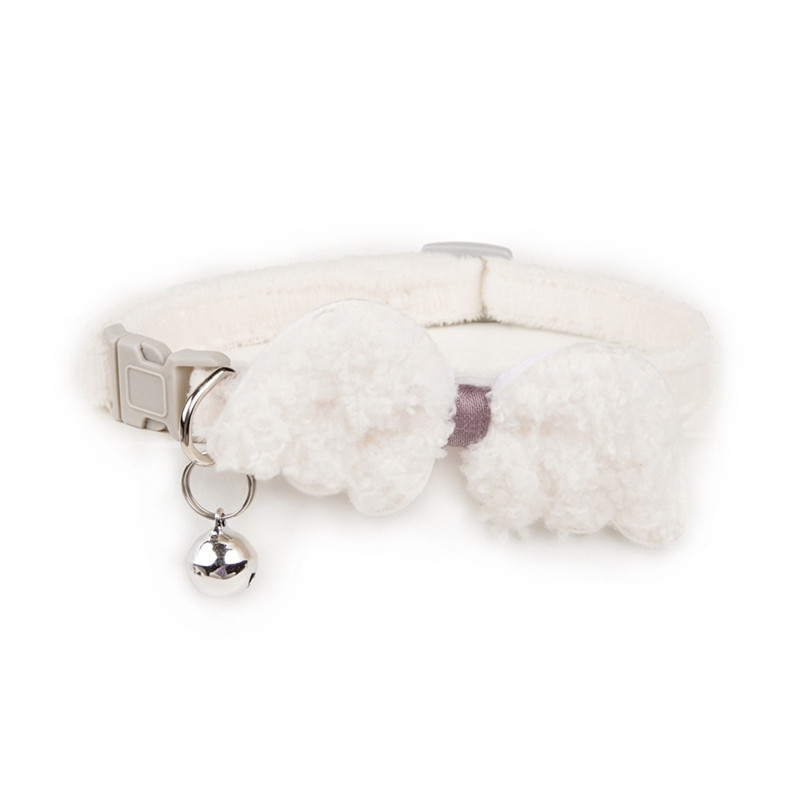 Suņu kakla siksnas kucēnu regulējamas kaklasiksnas Jauki eņģeļu spārnu rotājumi kaķiem