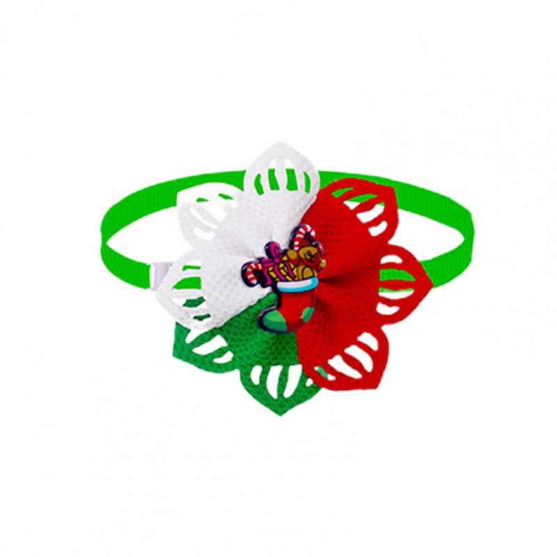 Božićni elementi ugodni za kožu Dodaci za kućne ljubimce Božićni festival Ogrlica za mačke za kućne ljubimce s ukrasima iz crtića Proizvod za kućne ljubimce