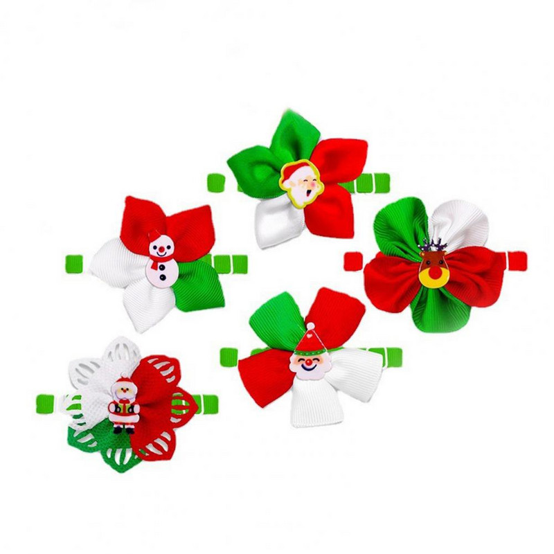 Božićni elementi ugodni za kožu Dodaci za kućne ljubimce Božićni festival Ogrlica za mačke za kućne ljubimce s ukrasima iz crtića Proizvod za kućne ljubimce