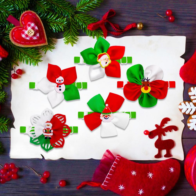 Božićni elementi ugodni za kožu Dodaci za kućne ljubimce Božićni festival Ogrlica za mačke za kućne ljubimce s ukrasima iz crtića Proizvod za kućne ljubimce