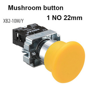 1 gab Pogas slēdzis Pašatiestatīšana Mazas sēņu galvas avārijas apturēšanas 22 mm kloķa taustiņš Iedarbināšanas ievilkšana Barošana ieslēgta XB2-BG21 XB2-BA31 XB2-BS54